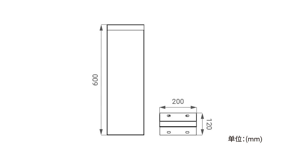 YD-CP-200X600  二次封装LED草坪灯